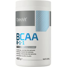 Аминокислота для спорта OstroVit BCAA 8-1-1 400 g / 80 servings / Natural: Тип BCAA