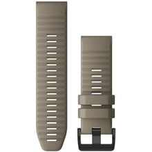 Garmin QuickFit 26 Watch Bands Dark Sandstone Silicone (010-12864-02): Колір серый