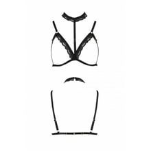 Бюстгальтер-стрепы с чокером Passion Exclusive SHELLY BRA black XXL/XXXL: Для кого Для женщин