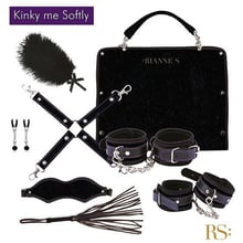 Набір для BDSM RIANNE S - Kinky Me Softly Black: 8 предметів для задоволення: Виробник RIANNE S