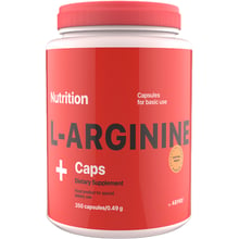 Амінокислота для спорту AB PRO L-Arginine Caps 350 капсул: Тип аргінін