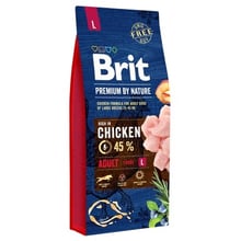 Сухой корм Brit Premium для взрослых собак крупных пород L 15 кг (8595602526468): Тип Сухой корм