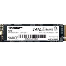 PATRIOT P310 960 GB (P310P960GM28): Тип накопичувача внутренний