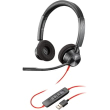 Навушники Poly BlackWire C3320-M USB HS Stereo (76J17AA): Тип конструкції накладные