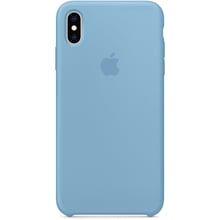 Чохол для iPhone Apple Silicone Case Cornflower (MW952) for iPhone Xs Max: Колір блакитний