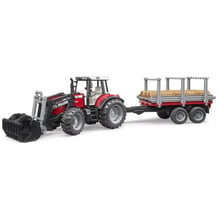 Автомодель Bruder Трактор Massey Ferguson с прицепом (02046): Производитель Bruder