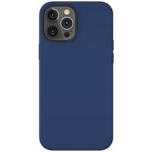 Аксесуар для iPhone Switcheasy MagSkin with MagSafe Classic Blue (GS-103-123-224-144) for iPhone 12 Pro Max: Колір синій