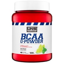 Амінокислота для спорту UNS BCAA G-Powder 600g /48 servings/ Lime: Тип BCAA