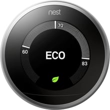 Nest Learning Thermostat 3nd Generation Stainless Steel (T3007ES): undefined undefined