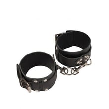 Оковы Leather Dominant Leg Cuffs, black