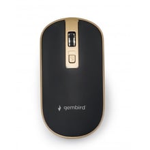 Мишка Gembird MUSW-4B-06-BG Wireless Black-Gold: інтерфейс підключення Wireless