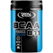 Амінокислота для спорту Real Pharm BCAA 8: 1: 1 400 g / 31 servings / Blueberry: Тип BCAA