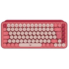 Клавіатура Logitech POP Keys Wireless Mechanical Keyboard UA Rose (920-010737): Підключення беспроводное