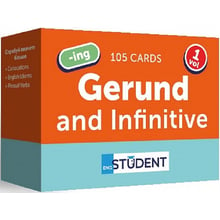 Gerund та Infinitive. Volume 1. 105 Cards. Картки для вивчення англійської: Виробник English Student