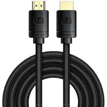 Кабель і перехідник Baseus High Definition (Zinc alloy) HDMI - HDMI V 2.1, (M/M), 3 м, Black (WKGQ000201): Тип кабель