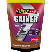 Гейнер Power Pro Gainer 1000 g / 25 servings / Шоколад: Стать унісекс