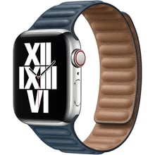 Аксессуар для Watch Apple Leather Link Baltic Blue Size S/M (MY982) for Apple Watch 38/40/41mm
