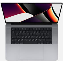 Apple Macbook Pro 16" M1 Pro 512GB Space Gray (MK183) 2021 UA: Экран 16" глянцевый (3456x2234) c LED-подсветкой