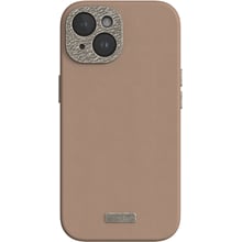 Аксесуар для iPhone Moshi Napa Slim Hardshell Case Woodsmoke Brown (99MO231105) для iPhone 15: Колір коричневый