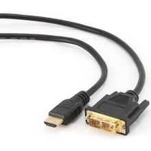 Кабель і перехідник Cablexpert HDMI-DVI 4.5м Polibag (CC-HDMI-DVI-15): Тип кабель