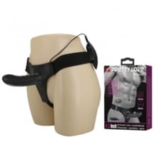 Страпон LYBAILE Pretty Love Marvin Strap-On Harness Vibrating Black 16,2 см: Для кого Для мужчин