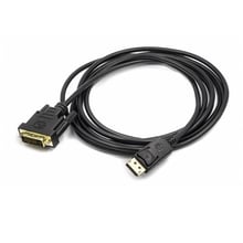 Кабель і перехідник PowerPlant DisplayPort - DVI, 3м (CA911165): Тип кабель