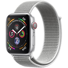 Apple Watch Series 4 40mm GPS+LTE Silver Aluminum Case with Seashell Sport Loop (MTVC2, MTUF2): Цвет серебристый (Silver)