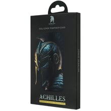 Защитное стекло для iPhone ACHILLES Premium Tempered Glass Black for iPhone 15: Цвет черный