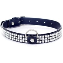 Нашийник із кристалами Fetish Boss Series - Collar with crystals Silver (BS3300099): Виробник Fetish Boss Series