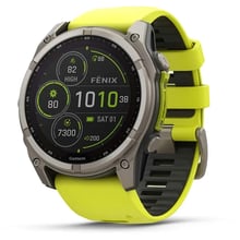 Смарт-годинник Garmin Fenix 8 Solar 51mm Sapphire Titanium з Amp Yellow/Graphite Silicone Band (010-02907-21): Дисплей 1.4" (280x280)