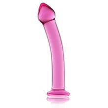 Стеклянный фаллоимитатор Love Toy Glass Romance Dildo 7.5" Pink: Назначение Вагинальные