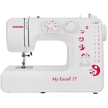 Швейна машина Janome My Excel 77: Максимальна швидкість, стібків/хв 800