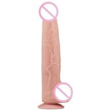 Фаллоимитатор LoveToy Sliding-Skin Dual Layer Dong 13.5" Flesh: Назначение Вагинальные