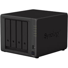 Сетевой накопитель (NAS) Synology DiskStation DS923+: Слоты для дисков 4 x 2,5" или 3,5" HDD/SSD, 2хM.2 2280 NVMe SSD