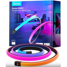 Светодиодная лента Govee H61C3 LED Neon Rope Light for Desks RGBIC 3м (H61C33D1): Источник питания От сети