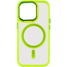 Чехол для iPhone Epik TPU Iris with MagSafe Yellow for iPhone 14 Pro: Цвет желтый