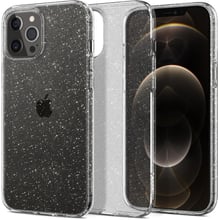 Аксесуар для iPhone Spigen Liquid Crystal Glitter Crystal Quartz (ACS01698) for iPhone 12 / iPhone 12 Pro: Колір сріблястий