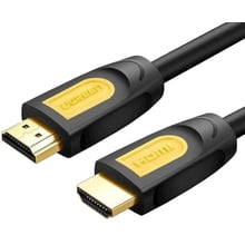 Кабель Ugreen Cable HDMI 4K M to HDMI 4K M 1.5m Yellow/Black (10128): Тип HDMI M - HDMI M