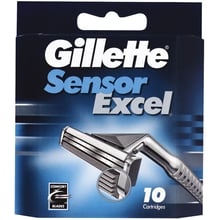 Gillette Sensor Excel Сменные касеты для бритья 10 шт.: Вид Сменные кассеты