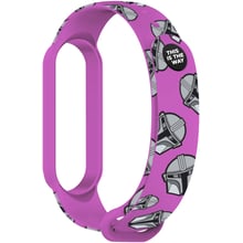 Ремінець ArmorStandart This-is-the-Way Dark Lord helmet Purple (ARM59259) for Xiaomi Mi Smart Band 5/6/7: Тип Ремешок