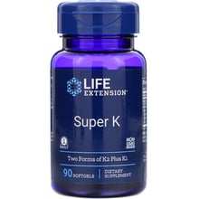 Life Extension, Super K, 90 Softgels (LEX23343): Тип вітамін K