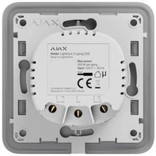 Вимикач Ajax LightCore 2-gang for LightSwitch Jeweler: undefined undefined