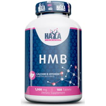 Аминокислота для спорта Haya Labs HMB 1000 mg / 100 tab / 100 servings: Тип Лейцин