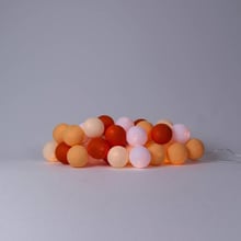 Гірлянда Cotton ball lights на 10 куль 2,7м, Orange: Тип Бавовняні кульки