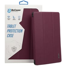 Аксессуар для планшетных ПК BeCover Smart Case Red Wine for Nokia T20 10.4" (708046): Цвет бордовый