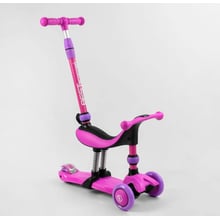 Самокат-беговел Best Scooter 3 в 1 фиолетовый (BS-26566): Количество колес 3