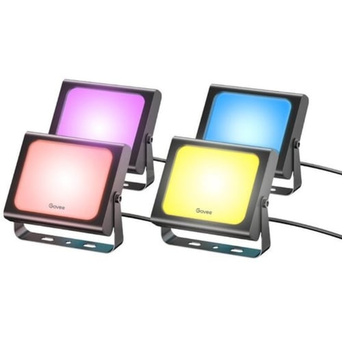 Набір настінних світильників Govee H7060 RGBICWW LED Smart Flood Lights чорний (H7060311)