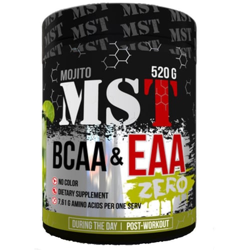 Амінокислота для спорту MST Nutrition BCAA & EAA Zero 520 g /40 servings/ Black Currant