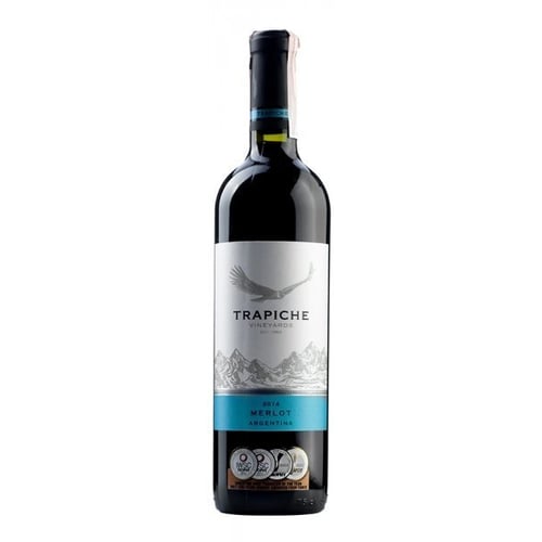 Вино Trapiche Vineyards Merlot красное сухое 0.75л