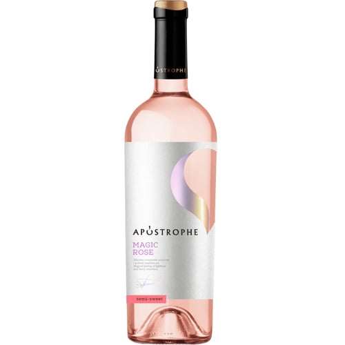 Вино Apostrophe Magic Rose напівсолодке рожеве 0.75 (VTS6321223)